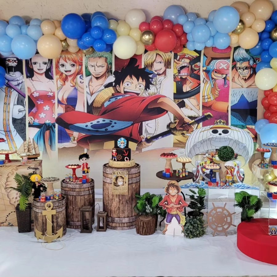 Decoração temática infantil montada pela Lilian no Espaço Livre